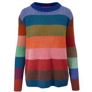 THE ELDER STATESMAN Yatzy striped cashmere sweater S NWT $1215